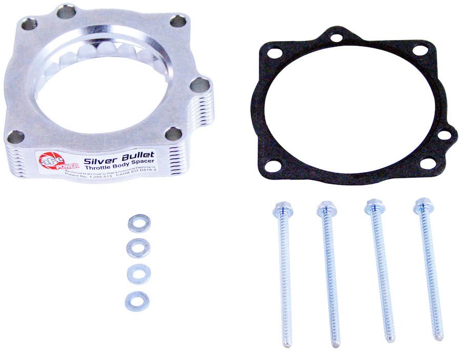 AFE 4632007 Silver Bullet Throttle Body Spacer for 0518 Dodge