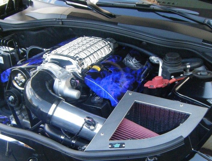 Cold Air Inductions Chrome Intake for Supercharged Camaro